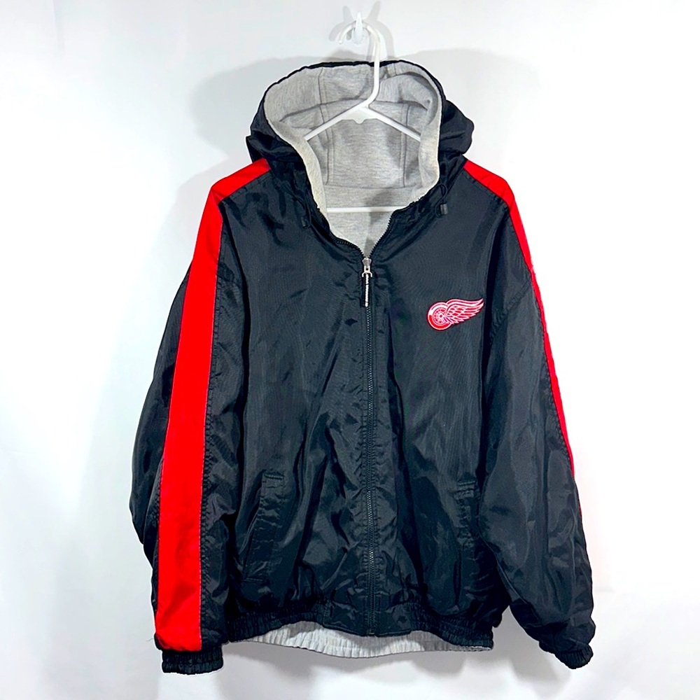 Puma Detroit Red Wings Reversible Jacket Size Large